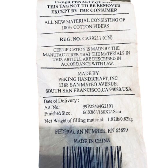 Vintage Peking Handicraft Sage Quilt Spread - Picture 5 of 6